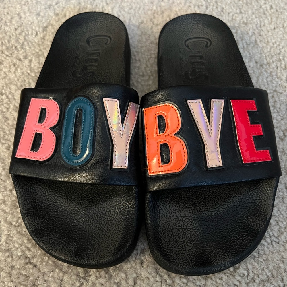 Sam Edelman BOY BYE Black Slide Sandals - US 7